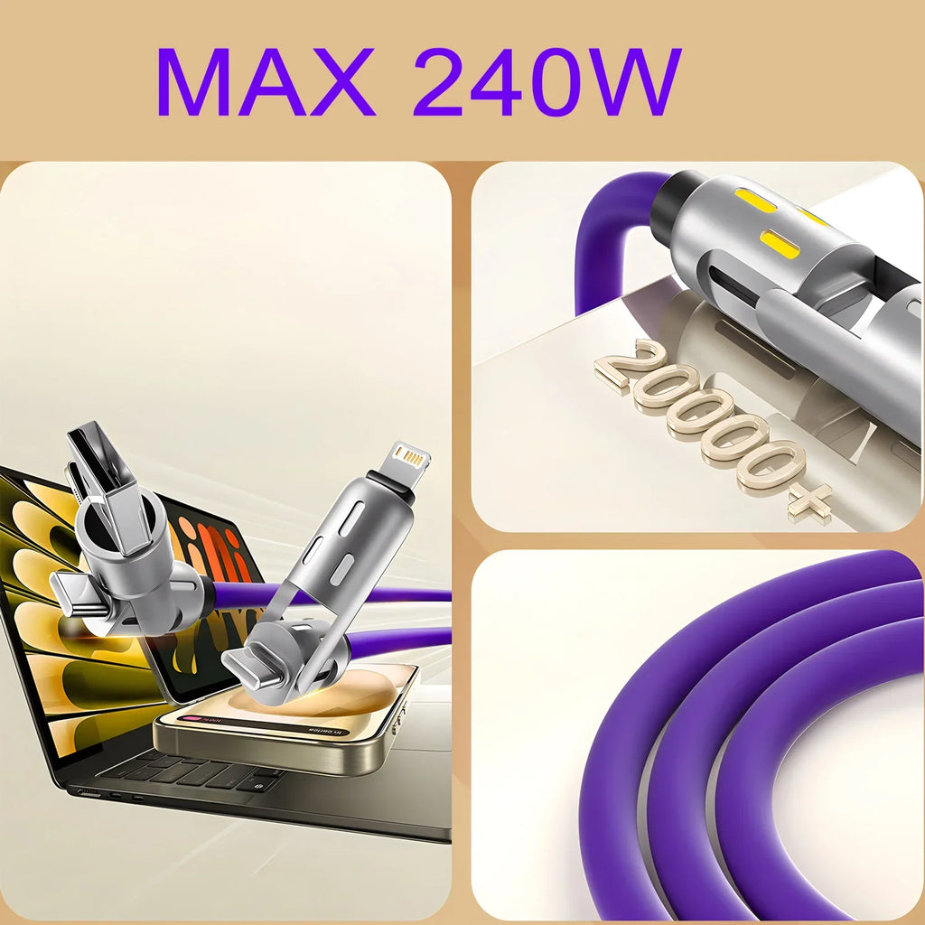 Magic 4-in-1 Fast Charger Cable