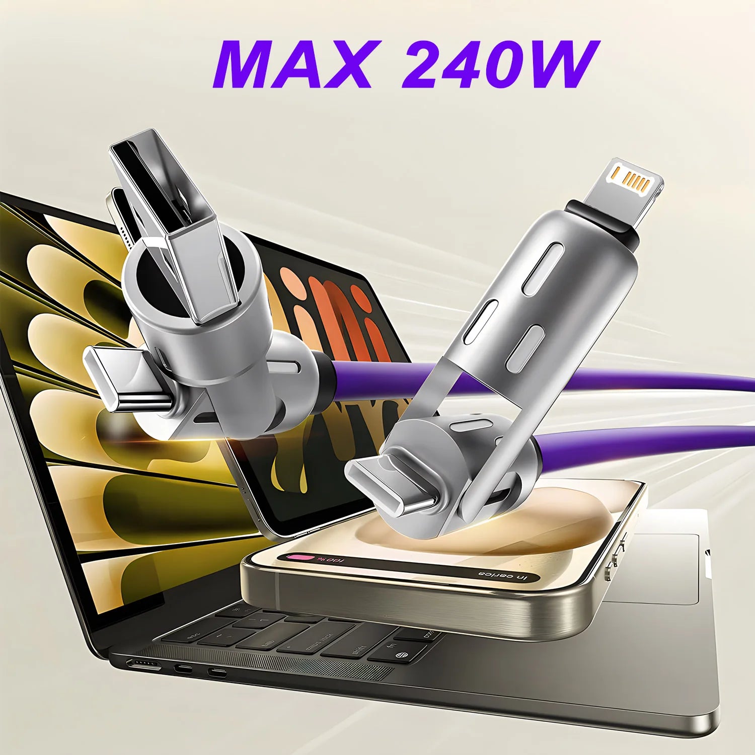 Magic 4-in-1 Fast Charger Cable