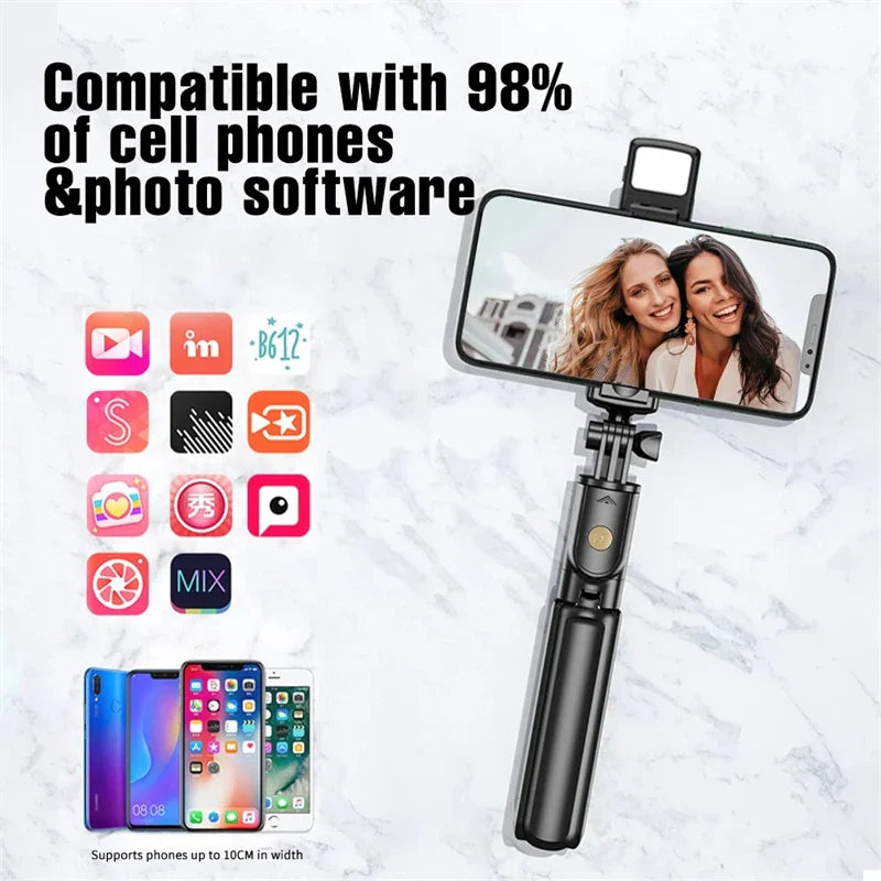 Glamour Selfie Stick with Light