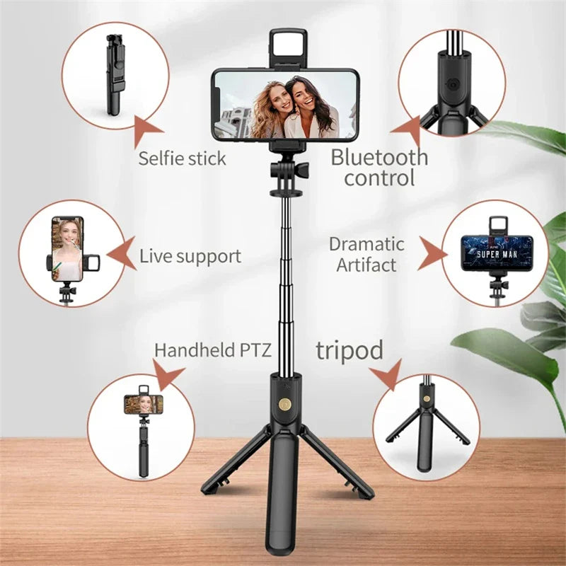 Glamour Selfie Stick with Light